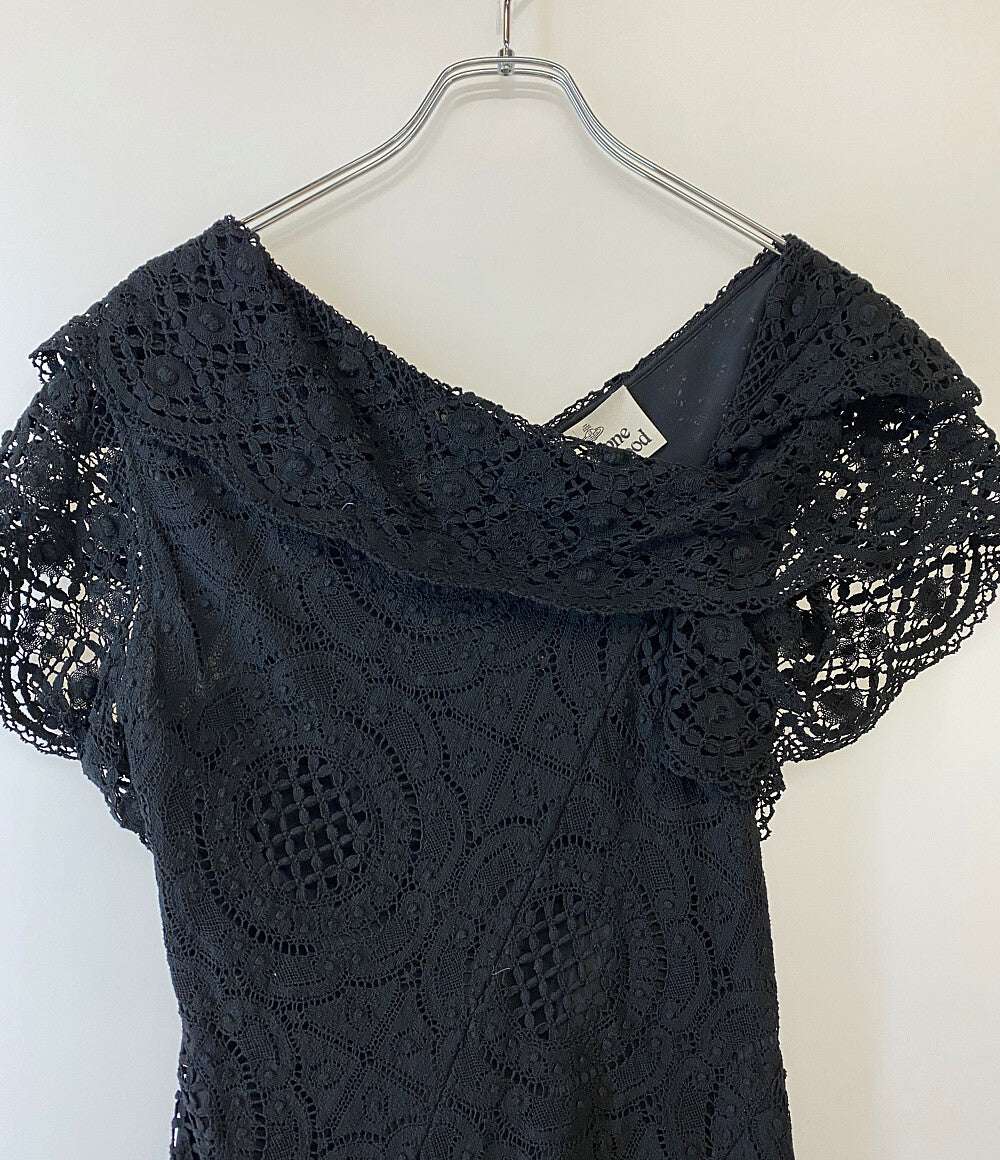 ヴィヴィアンウエストウッド  レースワンピース ブラック       レディース SIZE 42  VIVIENNE WESTWOOD