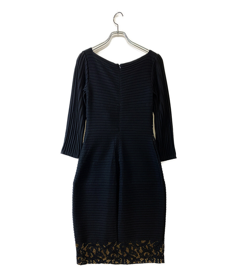 TADASHI SHOJI ワンピース 七分袖 ブラック レディース SIZE XS タダシショージ