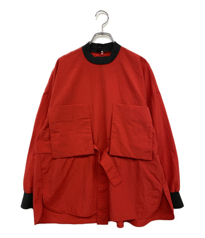 美品 ナゴンスタンス カットソー ドロスト レッド      レディース SIZE MEDIUM  nagonstans