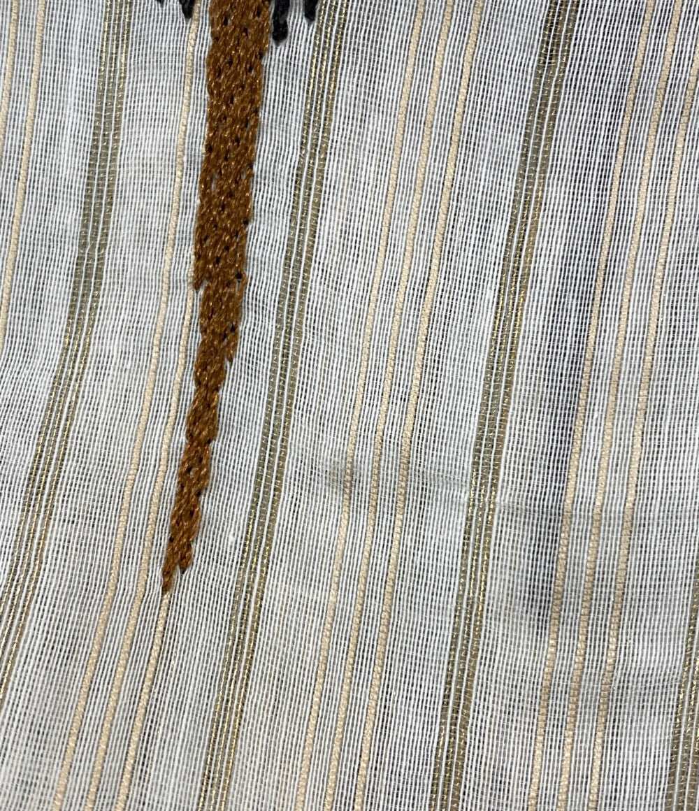 マメクロゴウチ ワンピース 刺繍ジャガードロングワンピ ダークグリーン ノースリーブ      レディース SIZE 1  Mame Kurogouchi