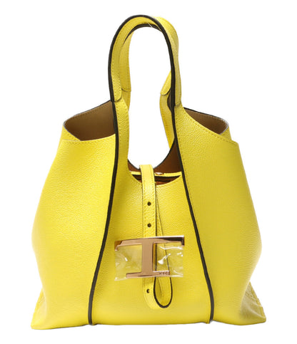 トッズ 美品 ハンドバッグ タイムレス・ミニ ２Wayイエロー      レディース   TOD’S