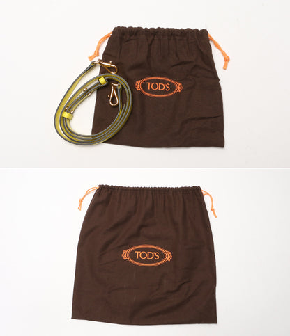 トッズ 美品 ハンドバッグ タイムレス・ミニ ２Wayイエロー      レディース   TOD’S