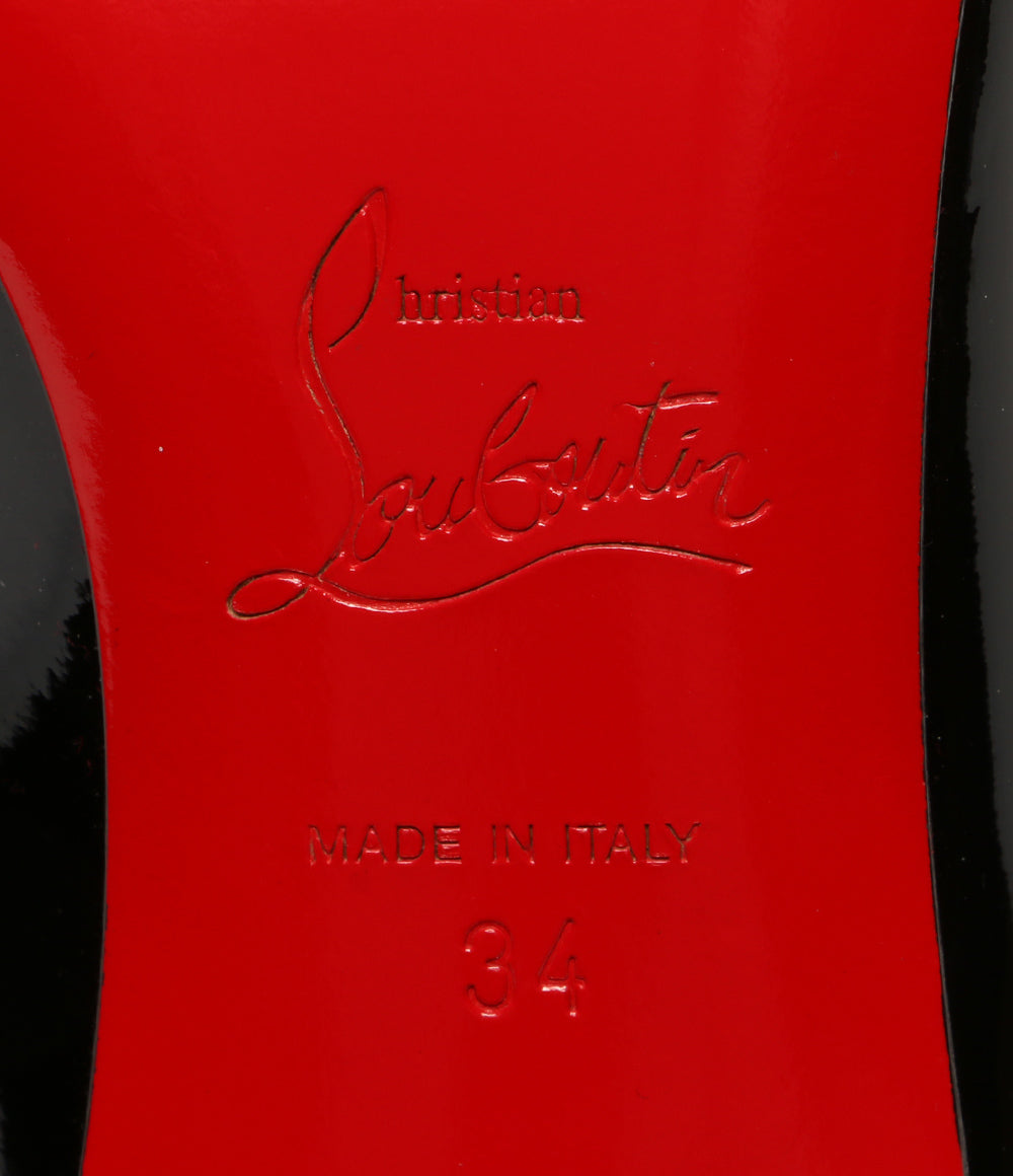 christian louboutin パンプス パテントレザー レディース SIZE 34 クリスチャンルブタン