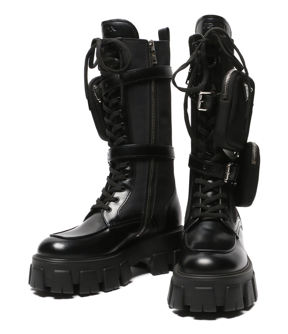 PRADA モノリス ロングブーツ ポーチ付き レディース SIZE 36 プラダ