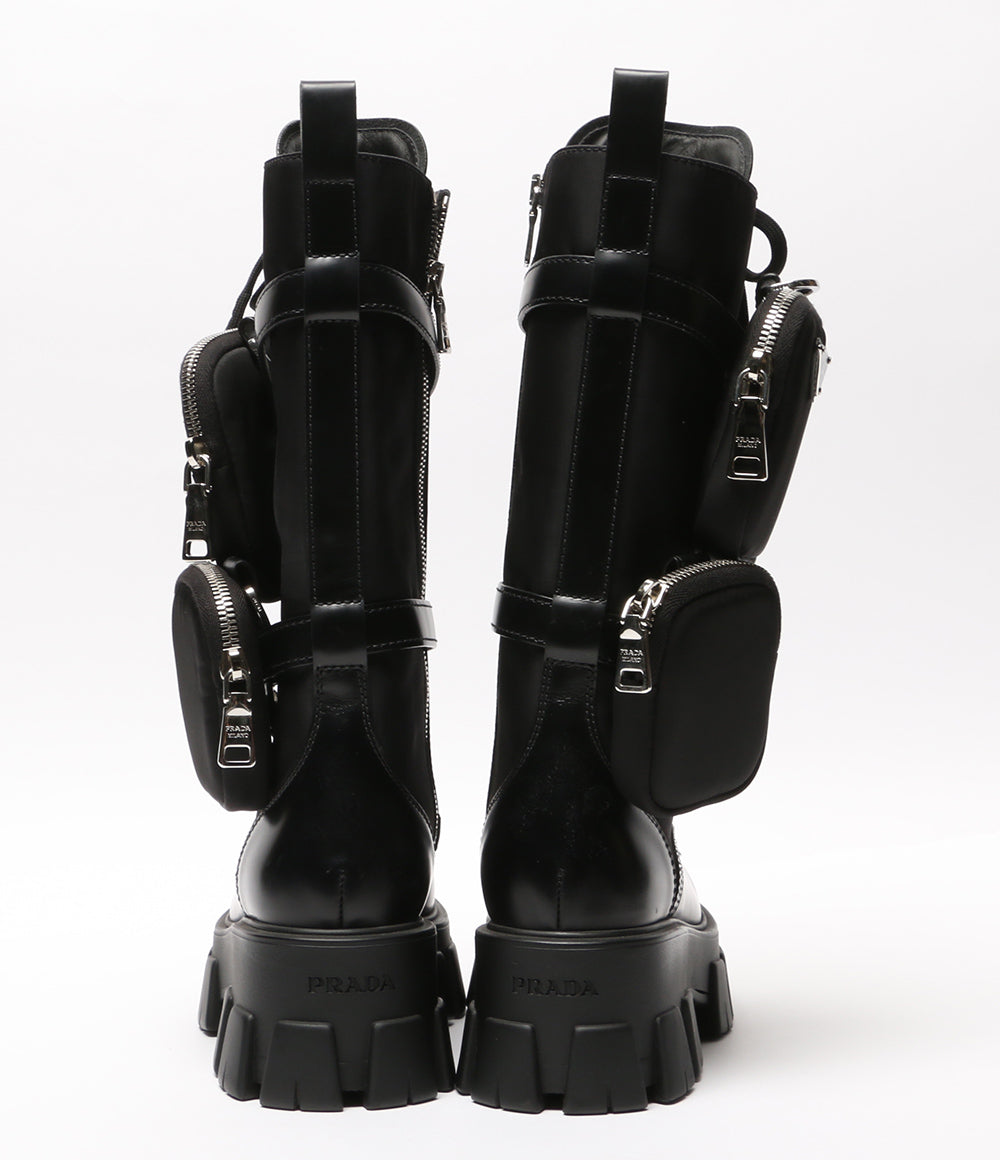 PRADA モノリス ロングブーツ ポーチ付き レディース SIZE 36 プラダ