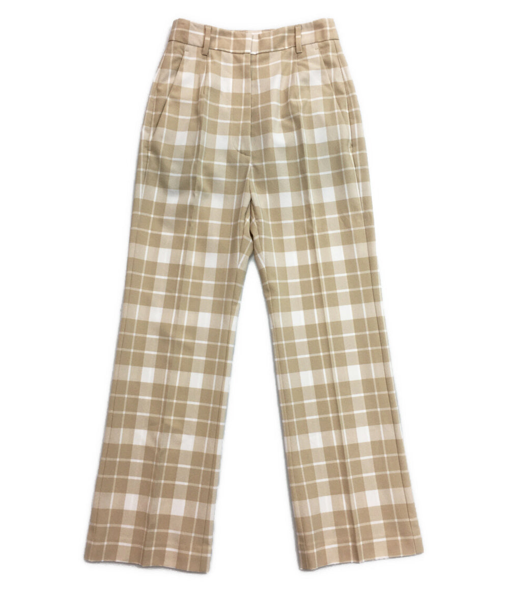 MM6 Maison Margiela チェック センタープレスパンツ 2020 レディース SIZE 36 エムエムシックス