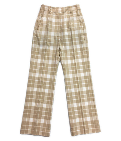 MM6 Maison Margiela チェック センタープレスパンツ 2020 レディース SIZE 36 エムエムシックス