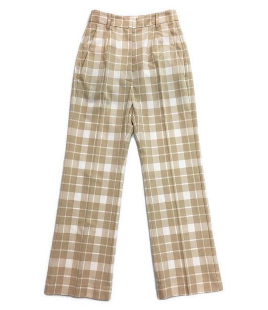 MM6 Maison Margiela チェック センタープレスパンツ 2020 レディース SIZE 36 エムエムシックス