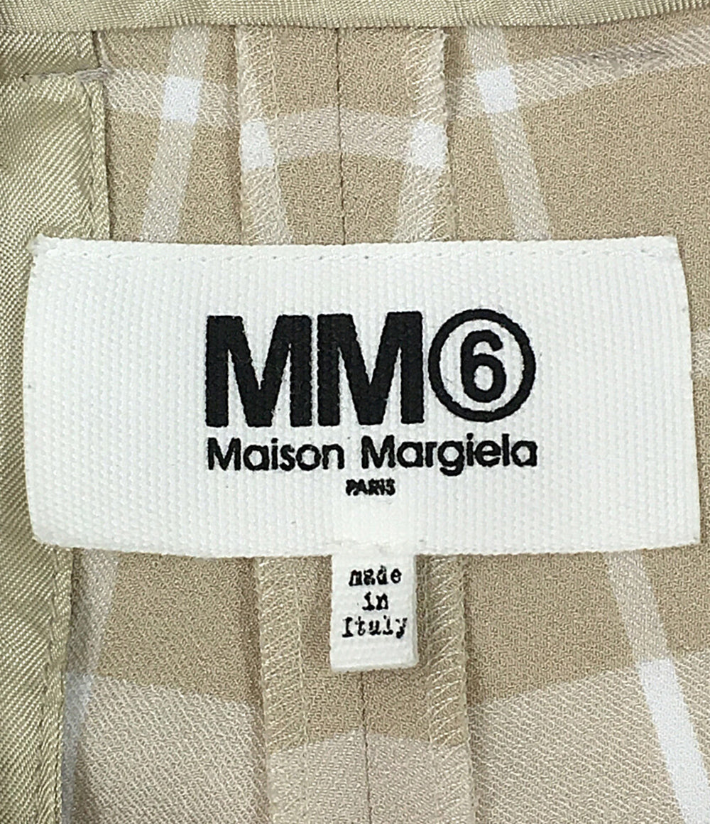MM6 Maison Margiela チェック センタープレスパンツ 2020 レディース SIZE 36 エムエムシックス