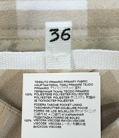 MM6 Maison Margiela チェック センタープレスパンツ 2020 レディース SIZE 36 エムエムシックス