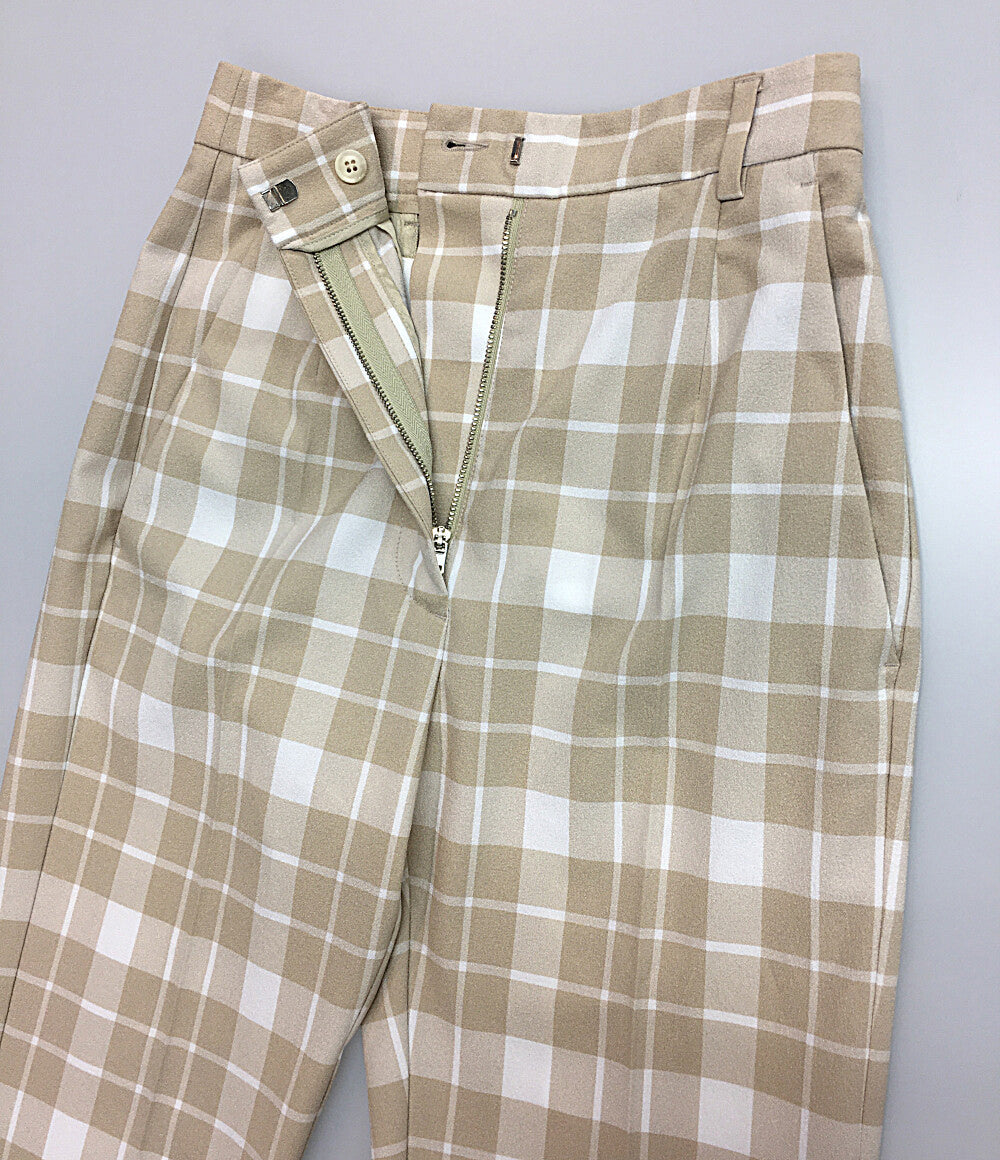 MM6 Maison Margiela チェック センタープレスパンツ 2020 レディース SIZE 36 エムエムシックス