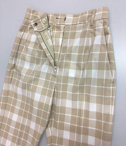 MM6 Maison Margiela チェック センタープレスパンツ 2020 レディース SIZE 36 エムエムシックス