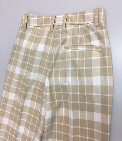 MM6 Maison Margiela チェック センタープレスパンツ 2020 レディース SIZE 36 エムエムシックス