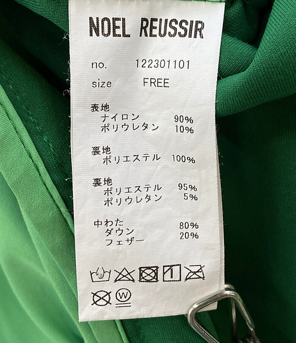 noel reussir ノエルレシール ダウンワンピース グリーン 122301101 レディース SIZE FREE