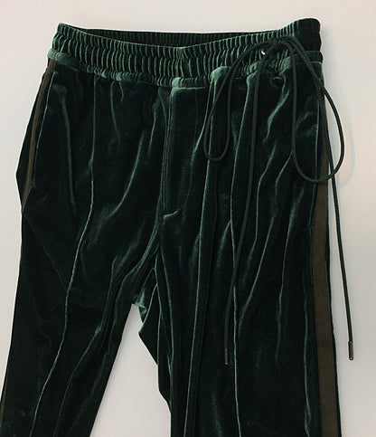 ミハラヤスヒロ パンツ グリーン F01PT051 ベロア メンズ SIZE 44 MIhara yasuhiro