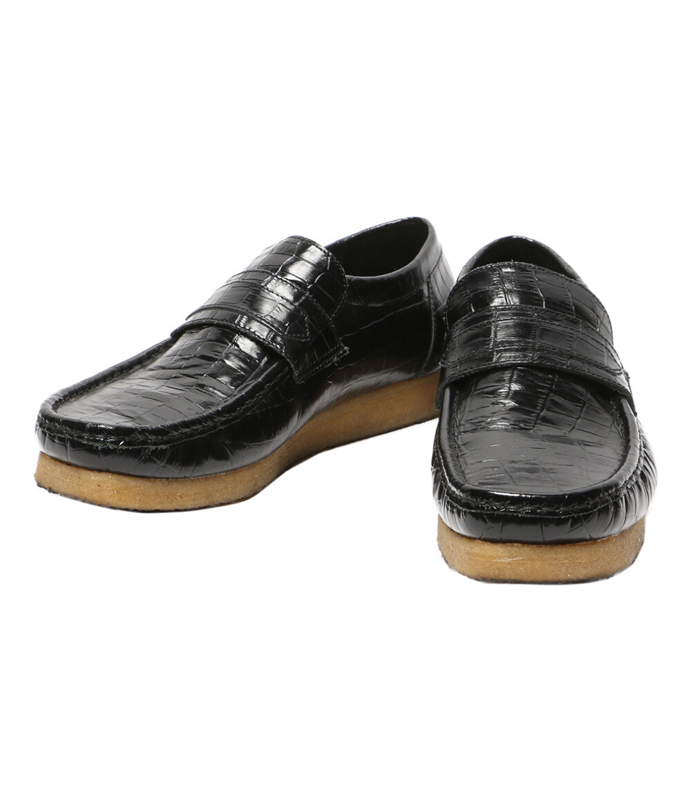 Clarks ワラビーローファー 型押し メンズ SIZE 7 1/2 クラークス