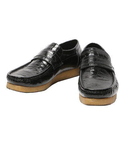 Clarks ワラビーローファー 型押し メンズ SIZE 7 1/2 クラークス