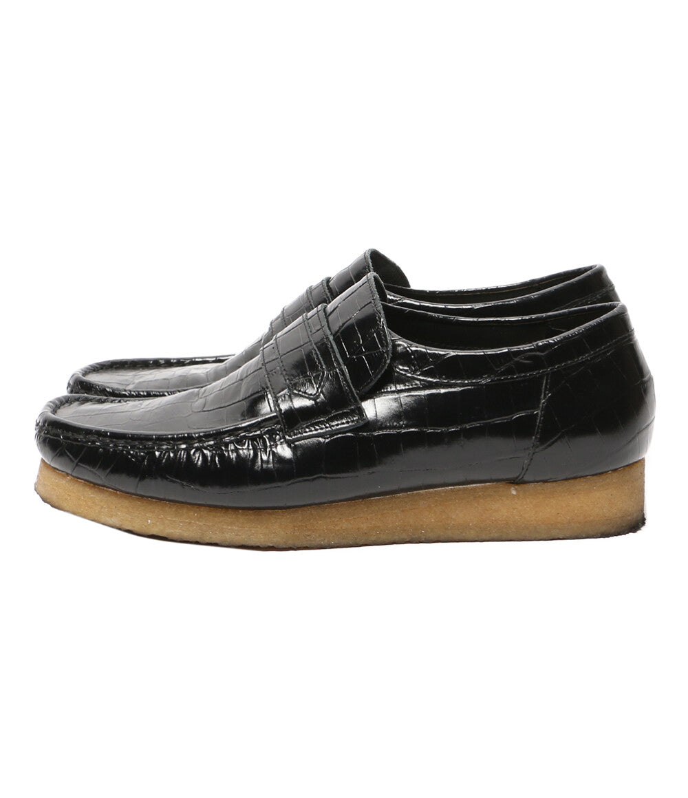 Clarks ワラビーローファー 型押し メンズ SIZE 7 1/2 クラークス
