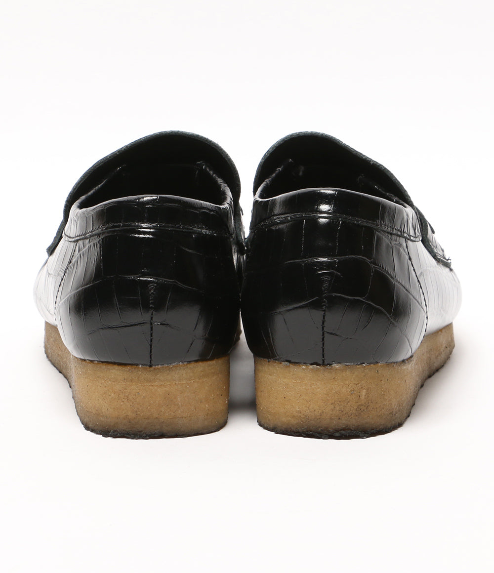 Clarks ワラビーローファー 型押し メンズ SIZE 7 1/2 クラークス