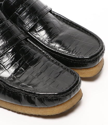 Clarks ワラビーローファー 型押し メンズ SIZE 7 1/2 クラークス