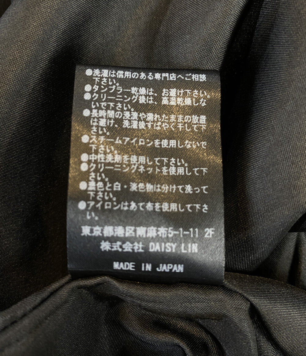 フォクシー 美品 ディジーリン ワンピース ブラック フリル 06400-DL00F32SI ノースリーブ      レディース SIZE 38  DAISY LIN FOXEY