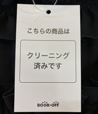 フォクシー 美品 ディジーリン ワンピース ブラック フリル 06400-DL00F32SI ノースリーブ      レディース SIZE 38  DAISY LIN FOXEY