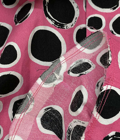 ブラックコムデギャルソン  長袖シャツ ランダムドットラウンドカラーシャツ 2023SS    1K-B007 メンズ SIZE M  BLACK COMME des GARCONS