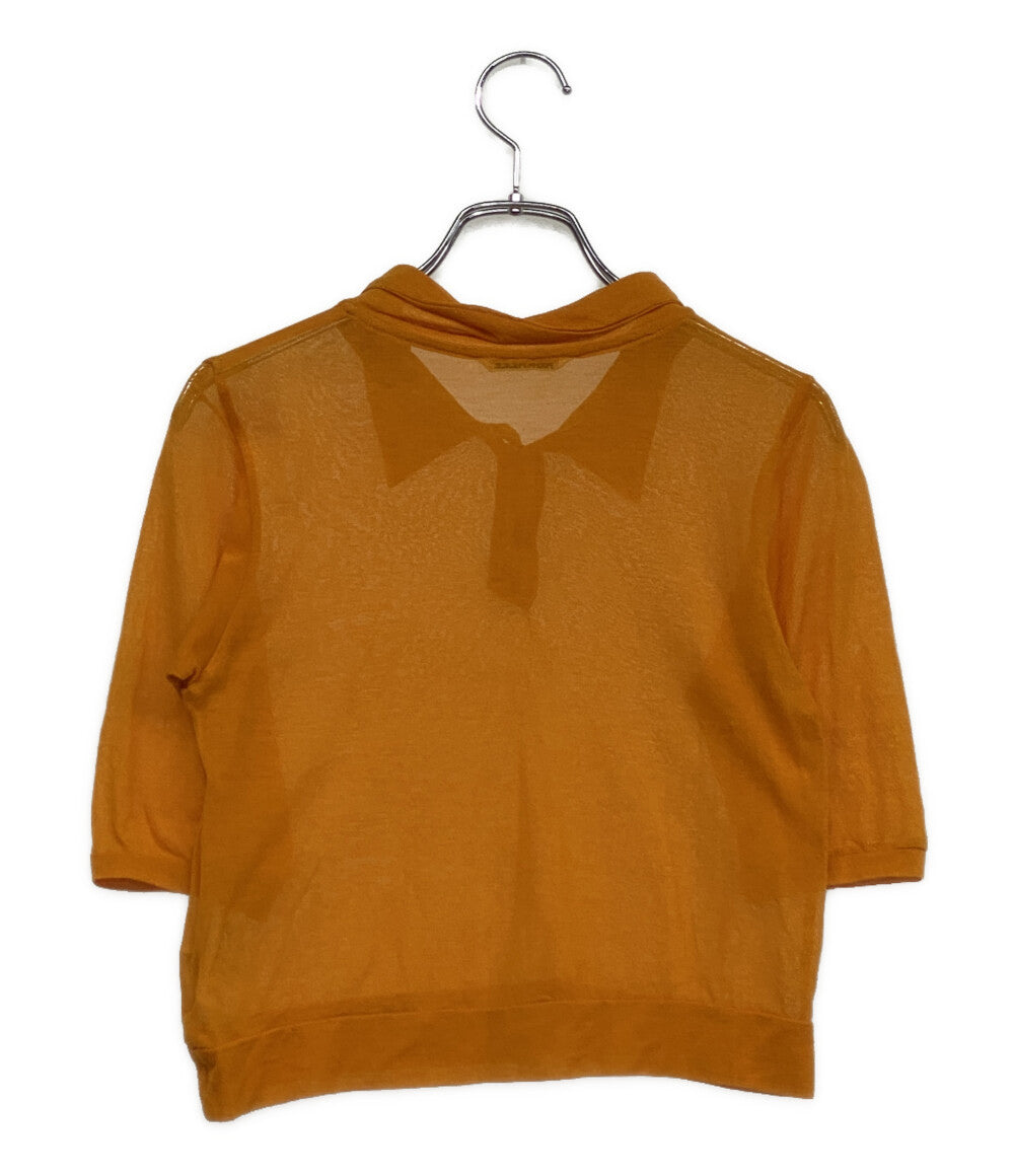 AURALEE ポロシャツ GAUZE SHORT POLO A24SP02RB レディース SIZE - オーラリー