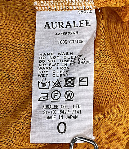 AURALEE ポロシャツ GAUZE SHORT POLO A24SP02RB レディース SIZE - オーラリー