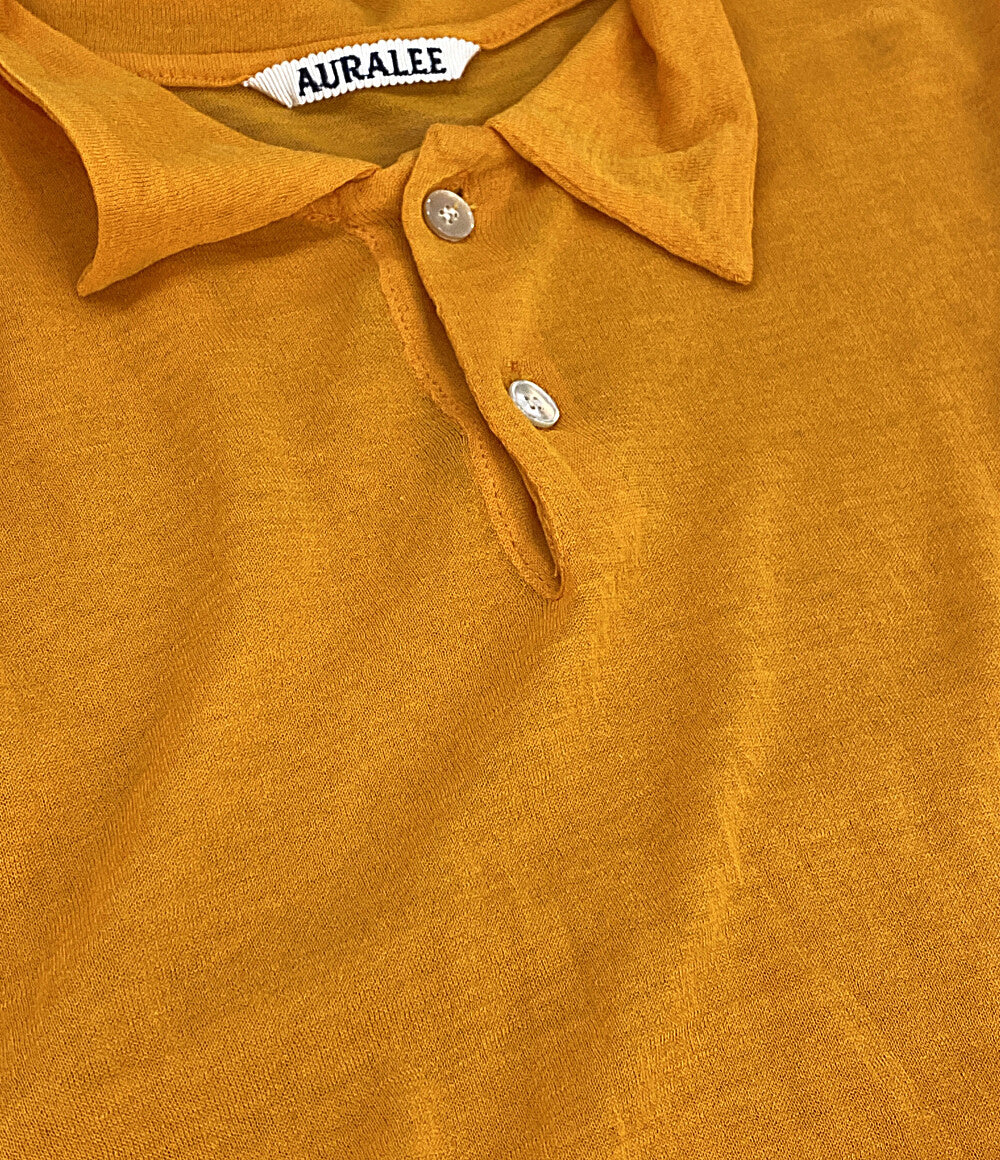 AURALEE ポロシャツ GAUZE SHORT POLO A24SP02RB レディース SIZE - オーラリー