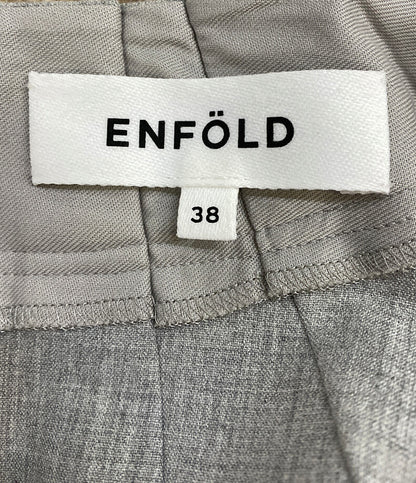 エンフォルド 長袖ブラウス タックネック 24AW レディース SIZE 38 ENFOLD