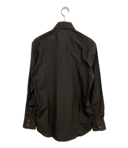 JOHN LAWRENCE SULLIVAN 長袖シャツ ブラウン 3B003-0123-15 メンズ SIZE 44 ジョンローレンスサリバン