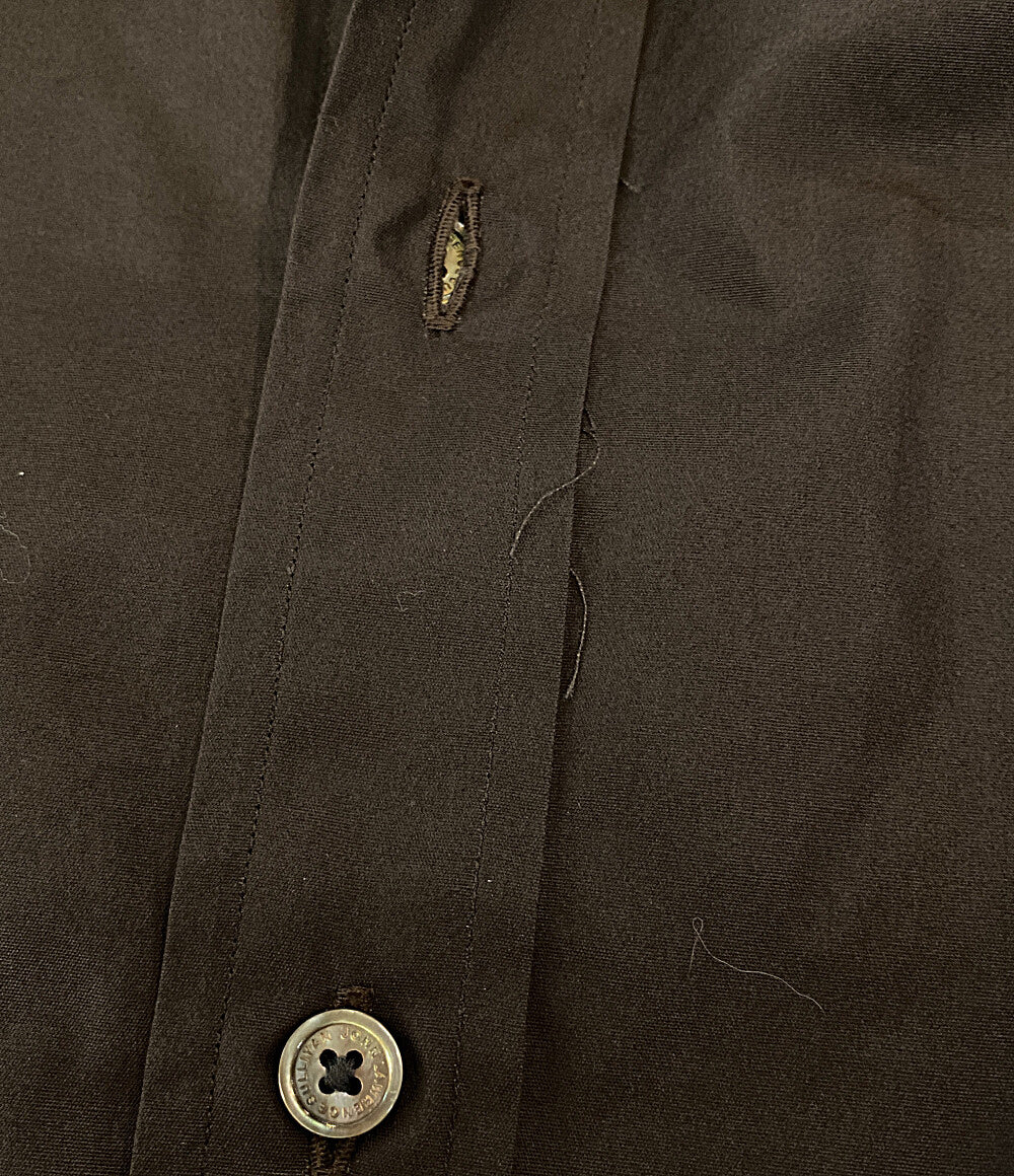 JOHN LAWRENCE SULLIVAN 長袖シャツ ブラウン 3B003-0123-15 メンズ SIZE 44 ジョンローレンスサリバン