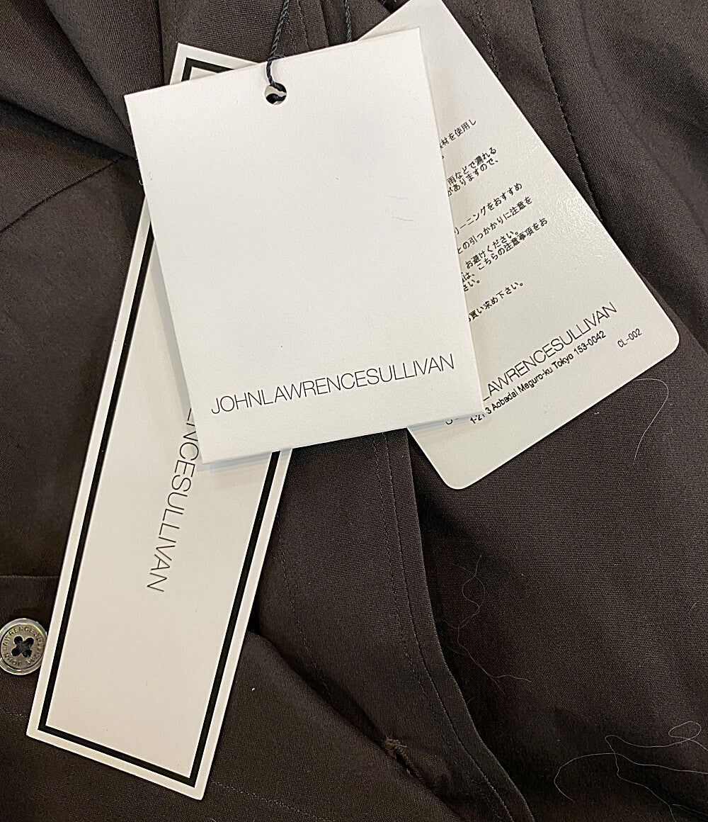JOHN LAWRENCE SULLIVAN 長袖シャツ ブラウン 3B003-0123-15 メンズ SIZE 44 ジョンローレンスサリバン