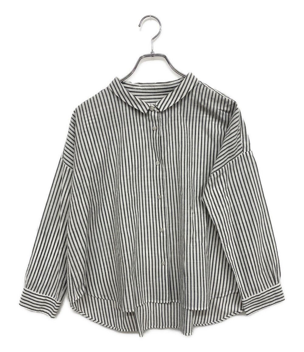 ハウス 長袖シャツ・ブラウス ストライプ      レディース SIZE F  HUIS