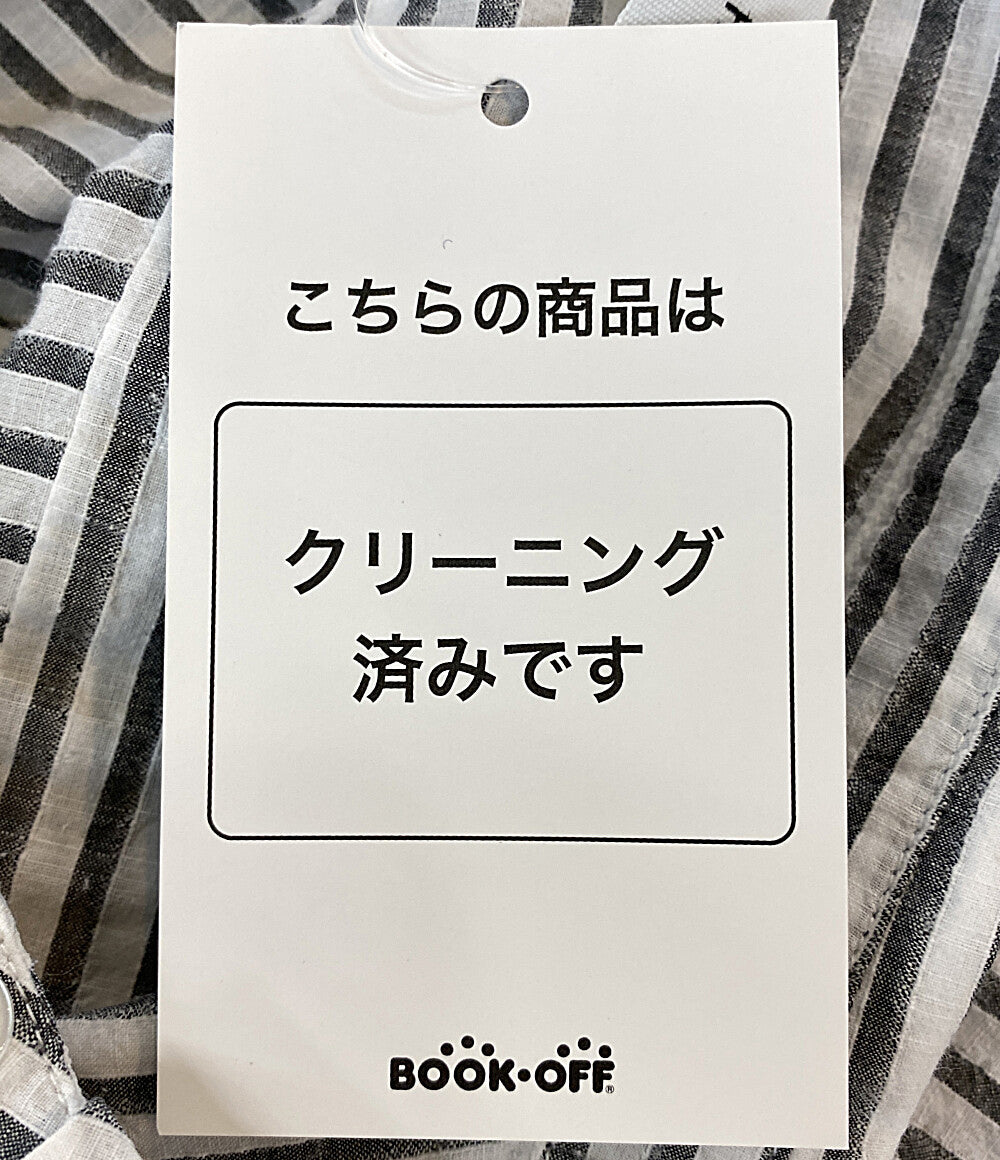 ハウス 長袖シャツ・ブラウス ストライプ      レディース SIZE F  HUIS
