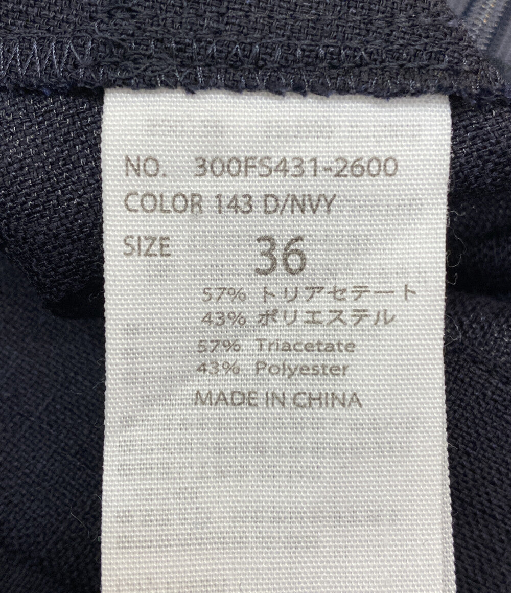 ENFOLD ジャンパースカート リネンライク アシンメショルダー 300FS431-2600 レディース SIZE 36 エンフォルド