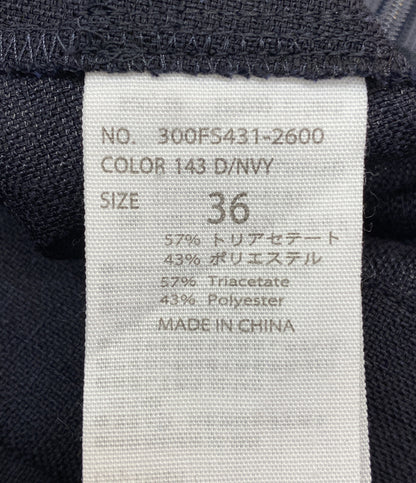 ENFOLD ジャンパースカート リネンライク アシンメショルダー 300FS431-2600 レディース SIZE 36 エンフォルド