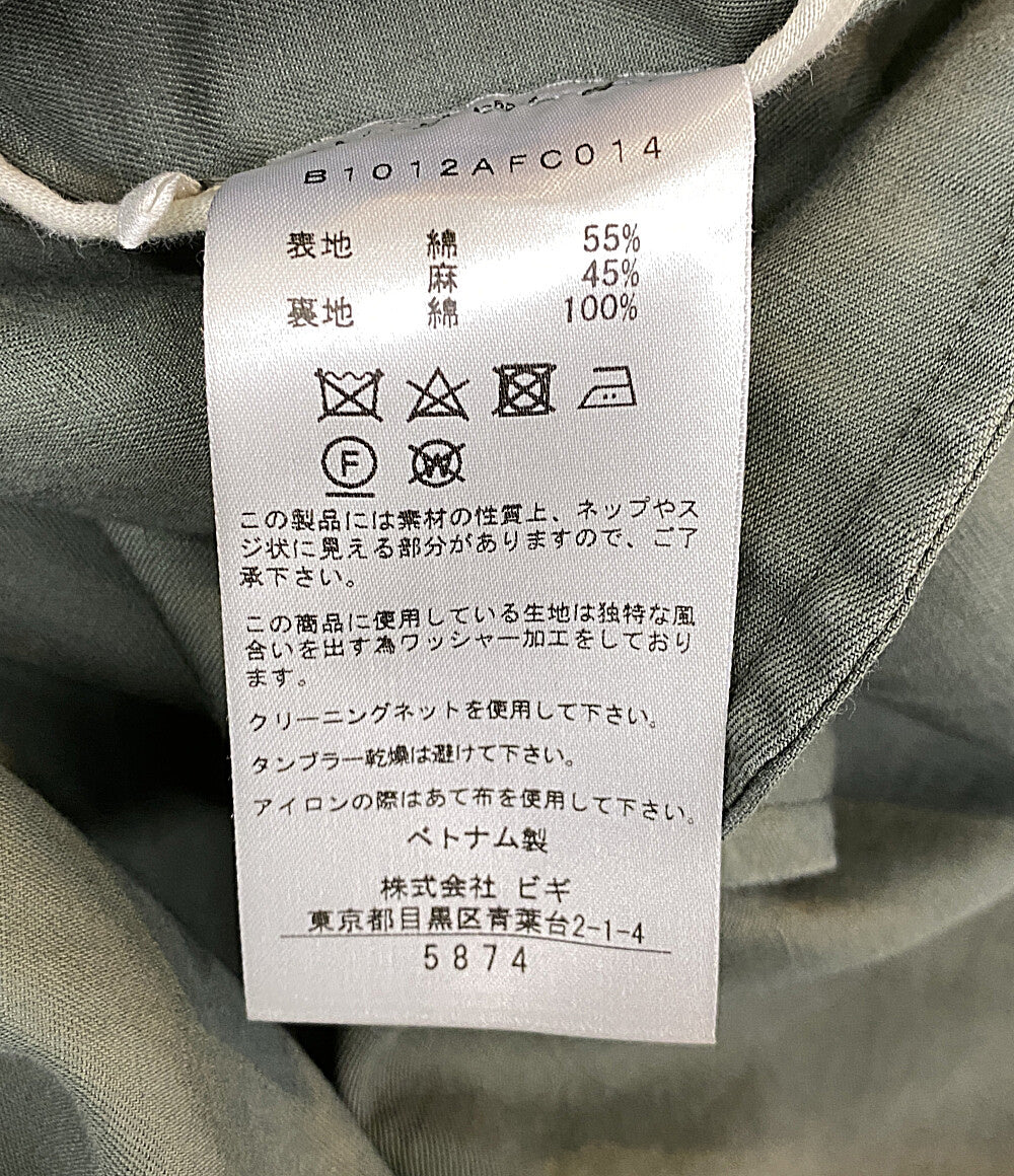 プルミエ アロンディスモン コート b1012afc014 カーキグリーン レディース SIZE 36 1er Arrondissement