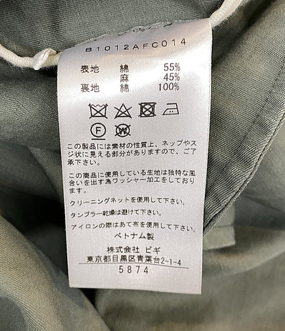 プルミエ アロンディスモン コート b1012afc014 カーキグリーン レディース SIZE 36 1er Arrondissement
