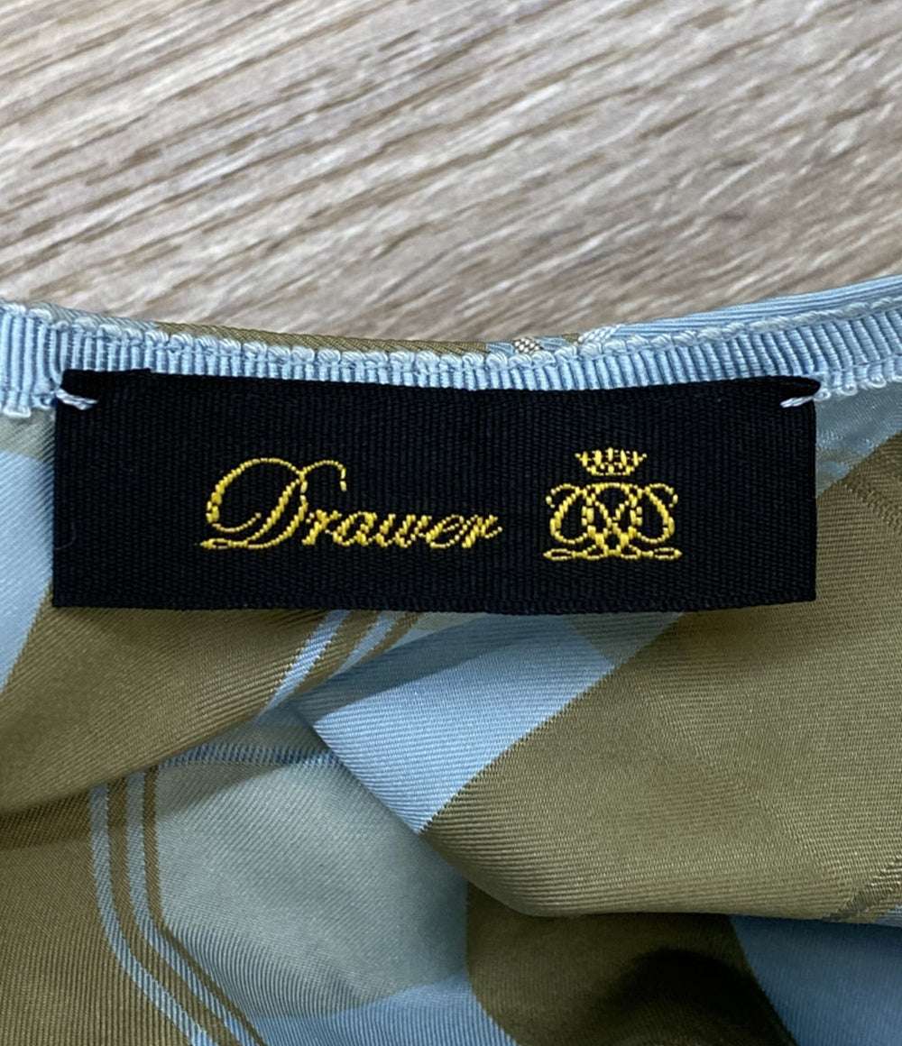 ドゥロワー 美品 ベスト トップス ブルー×ベージュ     6521-299-1231 レディース SIZE -  Drawer