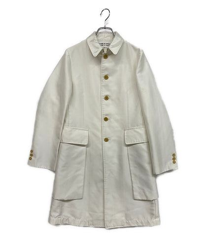 コムデギャルソン シングルコート 縮絨 ホワイト RC-J019 レディース SIZE XS COMME des GARCONS