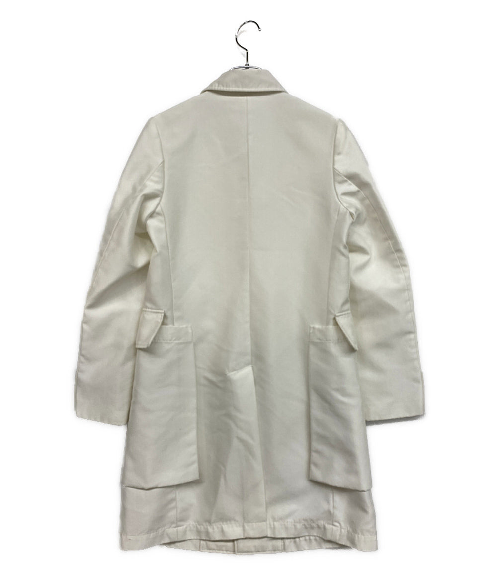 コムデギャルソン シングルコート 縮絨 ホワイト RC-J019 レディース SIZE XS COMME des GARCONS