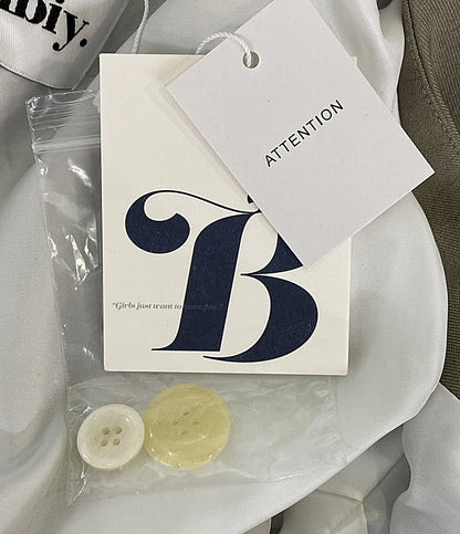 美品 Bibiy ビビィ ジャケット風デザイントップス ブラウン B41-TS084BRF レディース SIZE F