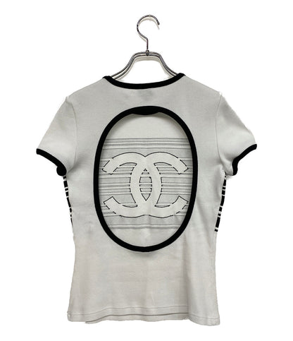 シャネル 美品 半袖ニット ココマーク 23C     P74063V64275 レディース SIZE 38  CHANEL