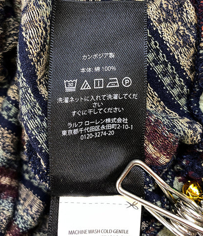ダブルアールエル 長袖ワンピース フェアアイル ヘンリーネック レディース SIZE 2 RRL