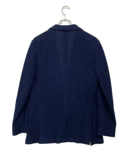 ラルディーニ ニットジャケット ネイビー シングル JK851 メンズ SIZE 48 LARDINI