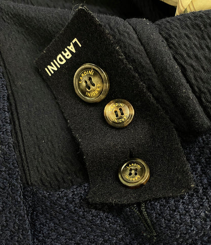 ラルディーニ ニットジャケット ネイビー シングル JK851 メンズ SIZE 48 LARDINI