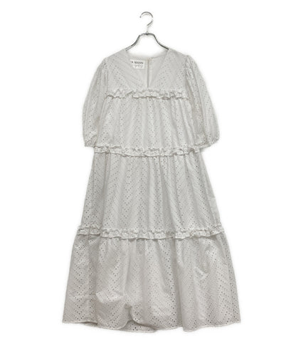 EVA MANN エヴァマン 半袖ワンピース レース B1021BFA358 レディース SIZE 34