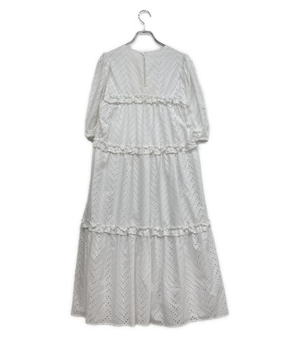 EVA MANN エヴァマン 半袖ワンピース レース B1021BFA358 レディース SIZE 34